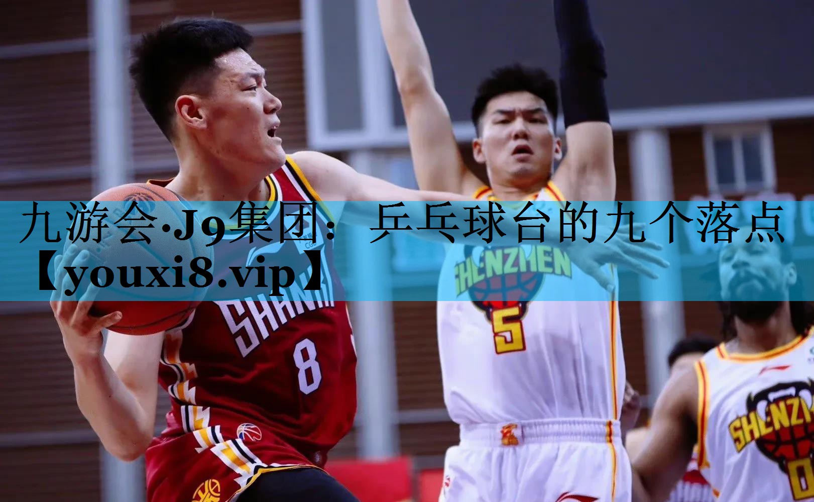 乒乓球台的九个落点
